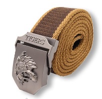 Ремень "Следопыт-Тигр", 1400х36 мм, текстиль, коричневый Ремень "Следопыт-Тигр", 1400х36 мм, текстиль, коричневый