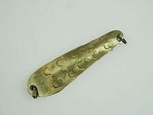 Блесна Сквирского круглоголовая №1 двойная цв. желтая/белая Блесна Сквирского круглоголовая №1 двойная цв. желтая/белая