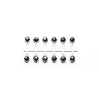 Микробисер "Яман" Кристалл, d-3мм,цв.серебряный,подвеска короткая (уп.12шт) Микробисер "Яман" Кристалл, d-3мм,цв.серебряный,подвеска короткая (уп.12шт)