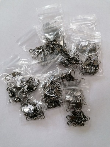 Застежка с вертлюгом AKARA №7 (5шт) Застежка с вертлюгом AKARA №7 (5шт)