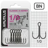 Крючок тройной Nautilus Treble X-series 0905BN  №1/0 Крючок тройной Nautilus Treble X-series 0905BN  №1/0