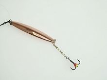 Блесна вертик. зим. Lucky John Nail Blade с цеп. и тр. 55мм C Блесна вертик. зим. Lucky John Nail Blade с цеп. и тр. 55мм C