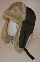 Шапка ушанка "Евро" Енот, с маской, цв.черный, тк.Taslan р-р 58-60 Шапка ушанка "Евро" Енот, с маской, цв.черный, тк.Taslan р-р 58-60