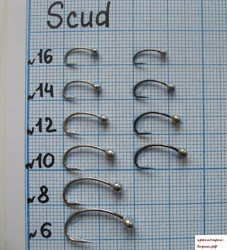 Крючок с напайкой №16 Скуд Крючок с напайкой №16 Скуд