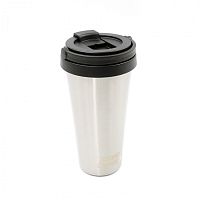 Термокружка "СЛЕДОПЫТ-PALERMO" с откидной ручкой, нерж. сталь, 500 мл Термокружка "СЛЕДОПЫТ-PALERMO" с откидной ручкой, нерж. сталь, 500 мл