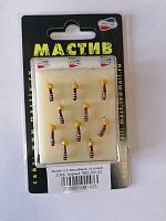 Мормышка Банан 2,5 вишневый шарик,0,6 гр (сырный) Мормышка Банан 2,5 вишневый шарик,0,6 гр (сырный)