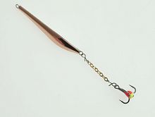 Блесна вертик. Lucky John DOUBLE BLADE с цеп. и тр. 45мм CS