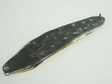 Блесна Сквирского остроголовая №3 двойная цв. вороненая/желтая Блесна Сквирского остроголовая №3 двойная цв. вороненая/желтая