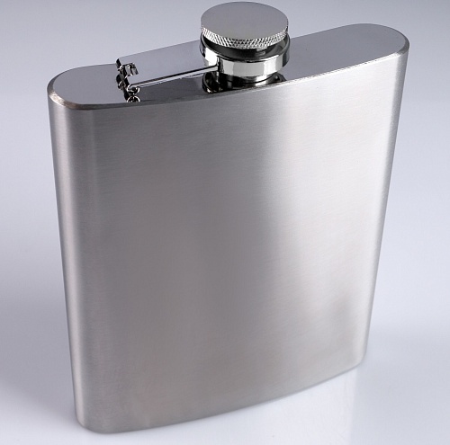 Фляжка 480 мл, металл под нанесение, 12х15 см Фляжка 480 мл, металл под нанесение, 12х15 см