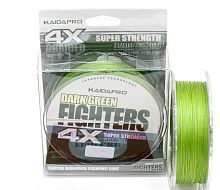 Леска плетеная Kaida Fighters Neon Green 4x d-0,14,100m
