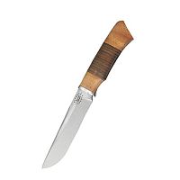 Нож Вепрь 65х13 кожа
