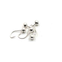Мормышка Яман Шар с отв., SILVER PLATED, d 3, вес 0,2 г