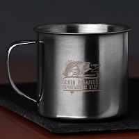 Кружка туристическая "Болен рыбалкой", 350мл Кружка туристическая "Болен рыбалкой", 350мл