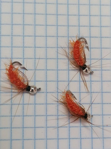 Мушка Донная № 105, кр.8, оранжевая