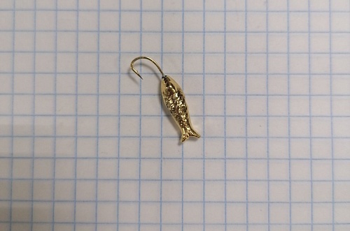 Мормышка Рыбка литая Gold Мормышка Рыбка литая Gold