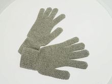 Перчатки женские, кашемир, цв. бежево-серый Перчатки женские, кашемир, цв. бежево-серый