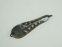 Блесна Сквирского круглоголовая №1 двойная цв. вороненая/красная Блесна Сквирского круглоголовая №1 двойная цв. вороненая/красная