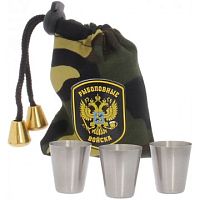 Набор стопок в мешке Рыболовные войска, 30 мл, 3шт Набор стопок в мешке Рыболовные войска, 30 мл, 3шт