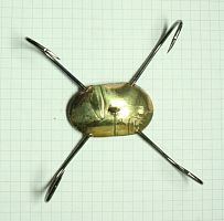 Стукалка односторонняя четыре крючка №4 Стукалка односторонняя четыре крючка №4