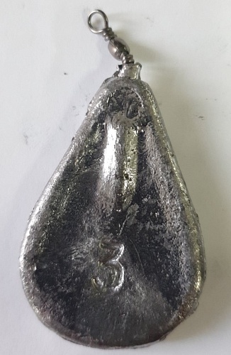 Грузило ложка с вертлюгом  №3, 97гр Грузило ложка с вертлюгом  №3, 97гр