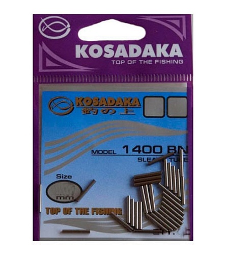 Трубка обжимная 0,6mm (20шт) Kosadaka Трубка обжимная 0,6mm (20шт) Kosadaka