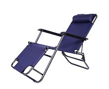 Кресло складное, 153*59.5*81см (труба 25*0,8мм), цв.синий Кресло складное, 153*59.5*81см (труба 25*0,8мм), цв.синий