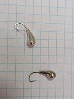 Мормышка Яман Уралка с отв., SILVER PLATED, d 5, вес 1,0 г Мормышка Яман Уралка с отв., SILVER PLATED, d 5, вес 1,0 г