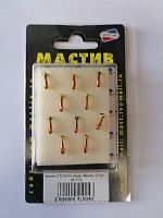 Мормышка Банан 2,5 петля медь,бисер,0,5 гр Мормышка Банан 2,5 петля медь,бисер,0,5 гр