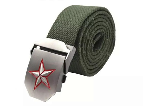 Ремень "Следопыт-Звезда", 1400х36 мм, текстиль, зеленый Ремень "Следопыт-Звезда", 1400х36 мм, текстиль, зеленый