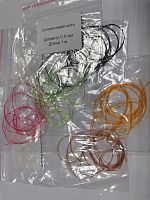 Силиконовая нить, диаметр 0,6 мм, длина 1 м Силиконовая нить, диаметр 0,6 мм, длина 1 м