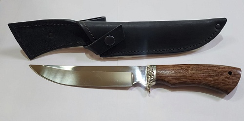 Нож Сокол 65х13 гарда мельхиор