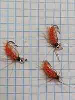 Мушка Донная № 105, кр.8, оранжевая Мушка Донная № 105, кр.8, оранжевая