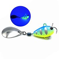 Тейл-спиннер UF STUDIO HURRICANE 14гр. blue chart