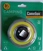 Фонарь Camelion кемпинговый LED (3xR03) COB 3W(120lm) карабин, пластик, 3 реж, BL Фонарь Camelion кемпинговый LED (3xR03) COB 3W(120lm) карабин, пластик, 3 реж, BL