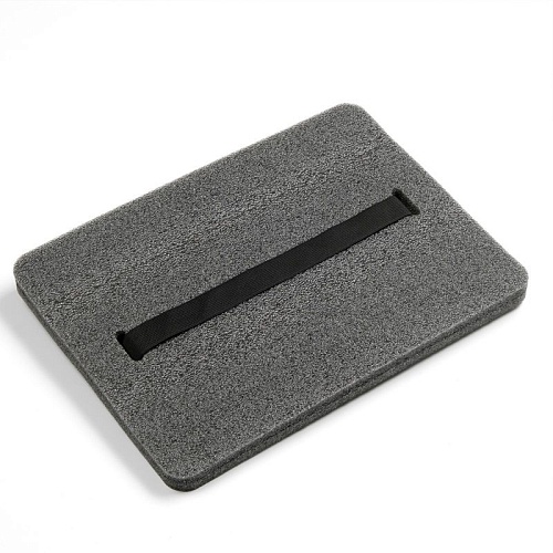 Сиденье туристическое 350х250х20 мм, цв.серый