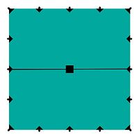Тент 6*6м, зеленый Тент 6*6м, зеленый