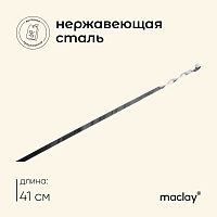 Шампур прямой 410*10*1,5мм Шампур прямой 410*10*1,5мм