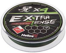 Леска плетеная Helios Extrasense X4 PE Green 150m 2/31LB 0.25mm Леска плетеная Helios Extrasense X4 PE Green 150m 2/31LB 0.25mm