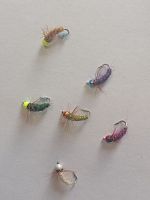 Нимфа с латунной цветной головкой, кр. #12 (цвет в ассортименте) Нимфа с латунной цветной головкой, кр. #12 (цвет в ассортименте)