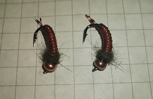 Мушка Silicon Brown, кр. № 12 (Scud) Мушка Silicon Brown, кр. № 12 (Scud)