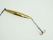 Блесна вертик. зим. Lucky John Nail Blade с цеп. и тр. 55мм G Блесна вертик. зим. Lucky John Nail Blade с цеп. и тр. 55мм G