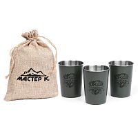 Набор стаканов "Лучший рыбак", 320 мл, 3шт Набор стаканов "Лучший рыбак", 320 мл, 3шт