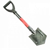 Лопата штыковая автомобильная, металл. черенок с ручкой, в чехле Лопата штыковая автомобильная, металл. черенок с ручкой, в чехле