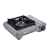 Плита газовая портативная в кейсе,горелка керамическая,ветрозащита Плита газовая портативная в кейсе,горелка керамическая,ветрозащита