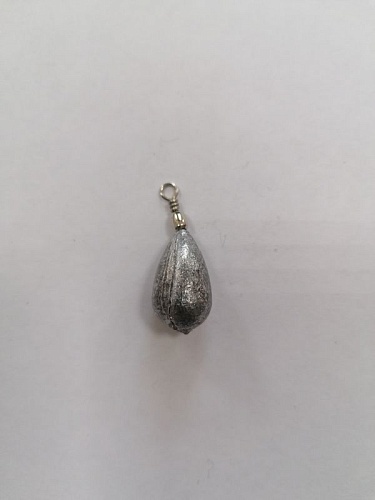 Груз "Капля" с вертлюгом 21гр. Груз "Капля" с вертлюгом 21гр.