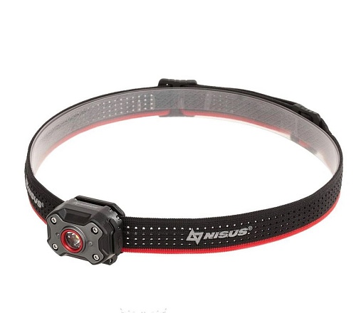 Фонарь налобный 670LM, IPX5, USB Nisus PRO