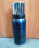 Термос Орел (2 крышки-кружки),синий Тонар 1000 мл Термос Орел (2 крышки-кружки),синий Тонар 1000 мл