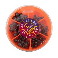 Набор грузил "ЯМАН" 60г, 0,2-2,0 г Набор грузил "ЯМАН" 60г, 0,2-2,0 г