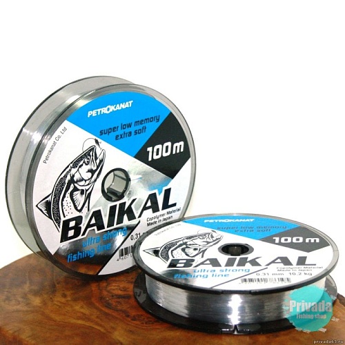 Леска Байкал 0,12мм, 1,5кг 100м Леска Байкал 0,12мм, 1,5кг 100м