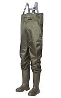 Полукомбинезон рыбацкий "TORVT" ПЕРЕКАТ,ЭВА+нейлон,подошва ТЭП, 4-слойный вкладыш (флис),р. 46-47
